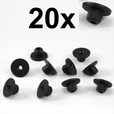 20x Plastic Nuts Unthreaded Engine Wheel Arch Cover Undertray Splashguards clips