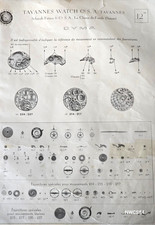 Cyma 234 Watch Parts Drop Down List  New Old Stock Genuine W.W.W Military