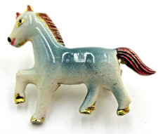 VTG OLD SIGNED UNUSUAL ENAMEL