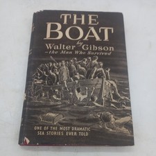 The Boat Walter Gibson The Man Who Survived W.H. Allen 1952 Vintage Hardcover	