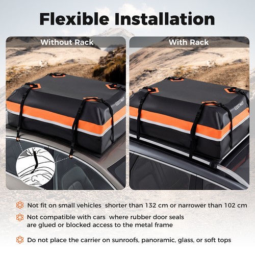 425l car rooftop cargo carrier - rooftop,