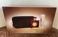 VINTAGE SET OF 2 YVES SAINT LAURENT OPIUM 50ML+10ML PERFUME SPRY+BAG IN GIFT BOX