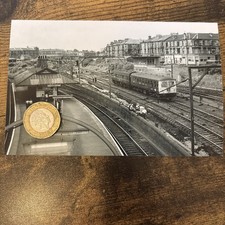 1760. POLLOCK SHIELDS STATION SCOTLAND British railway photograph