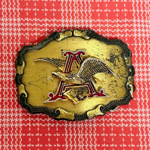 Vintage brass anheuser busch - vintage, anheuser-busch