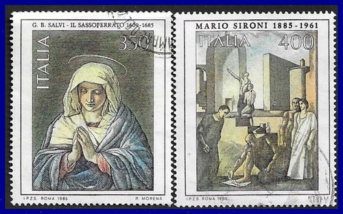Used italian stamps - used, republic