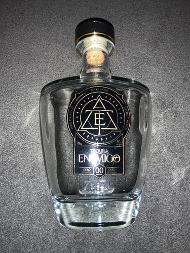 Enemigo tequila empty bottle