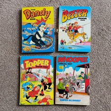 The Dandy Book Beezer Book Topper Book Whoopee Annuals Job Lot x4 1976 1987 1988