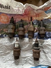 6x Vintage Spark Plugs