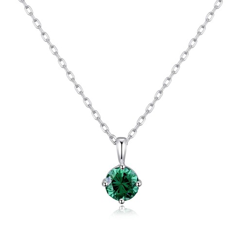 Sterling silver may - may, (emerald)