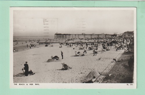 Wales postcard the beach - postcard,