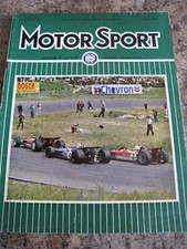 MOTOR SPORT MAGAZINE AUG 1969