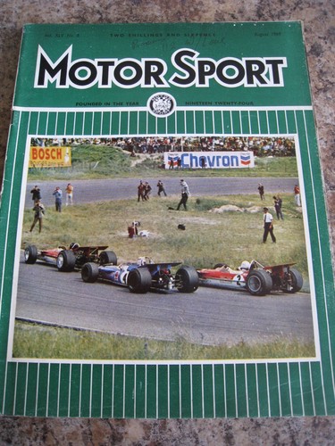 Motor sport magazine - sport, 1969