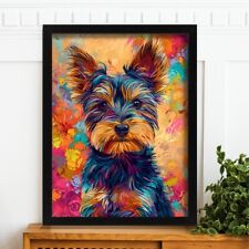 Colourful Yorkshire Terrier
