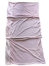 True Vintage Pillow Cases Pink And White Lace Nylon And Towelling X 3 60s 70s