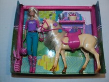 Barbie and Tawny barnyard play