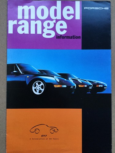 Porsche range brochure - range,