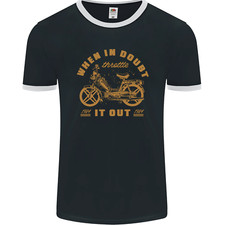In Doubt Moped Biker