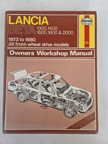 Lancia beta haynes manual 1973 - manual,