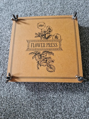 Vintage flower press 8x8 - vintage,