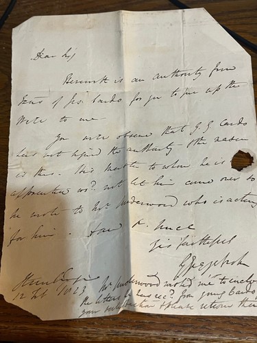 Dear sir poor - dear, condition