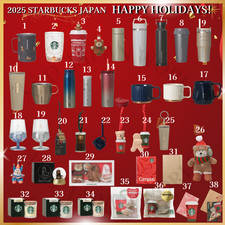 2025 Starbucks Japan Happy Holidays! Tumbler Ornament Christmas Reserve Tokyo