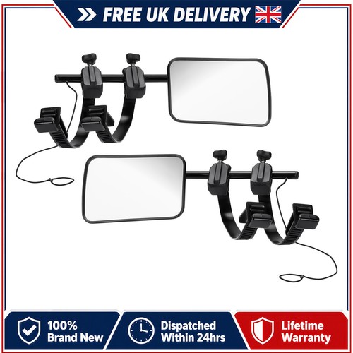 Flat caravan towing - 2x, mirrors