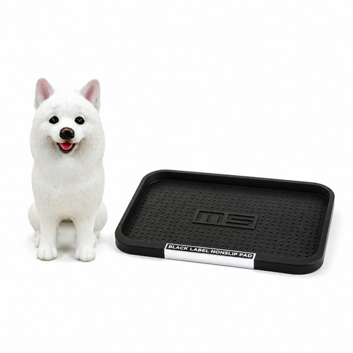 Samoyed dog figurine sculpture - figurine,