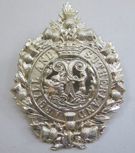 Military badge argyll - military, &