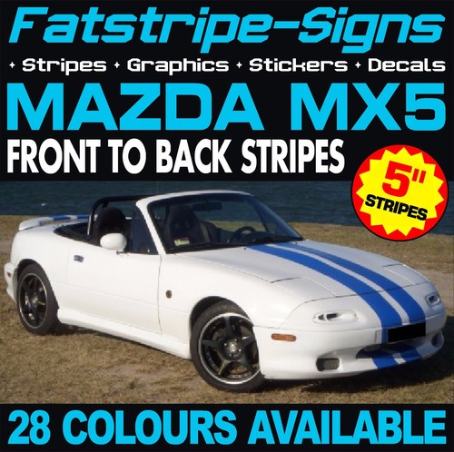 Fit mazda mx5 stripes - mazda,