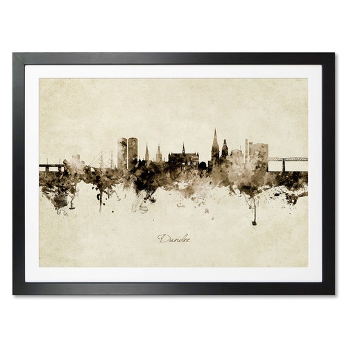 Dundee skyline poster canvas - skyline,,