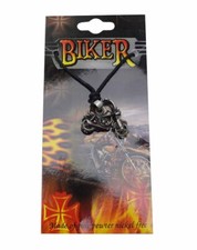 Pewter pendant motorbike - pewter,