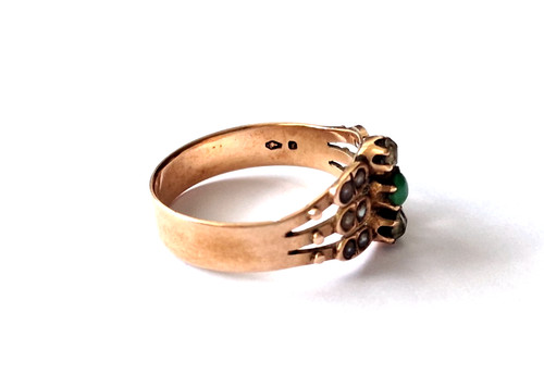 Antique biedermeier 14k gold - 14k,