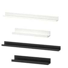 Ikea Floating Wall Shelf Picture Ledge Display Books Photos & Frames 55cm/115cm