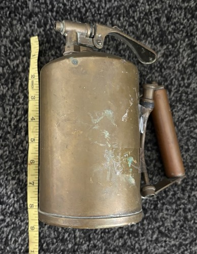 Vintage brass insecticide - brass,