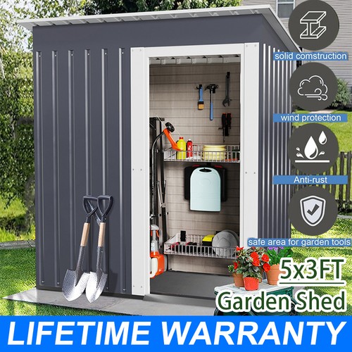 3ft garden shed galvanised - 5, x