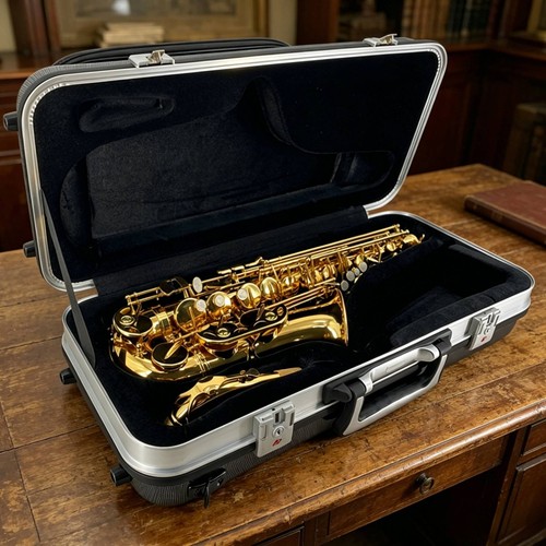 Carbon fiber saxophone - fiber, case