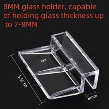 10PCS Acrylic Aquarium Glass Cover Bracket Holder Fish Tank Lid Clips Bracket