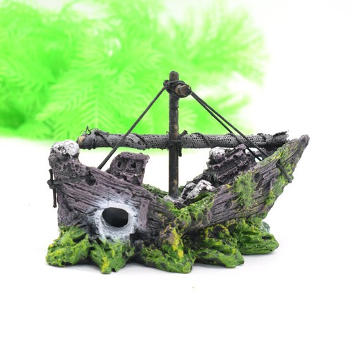 Resin sunken ship wreck - resin,