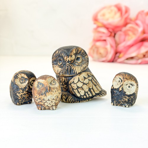 Quantock design pottery - design, owl
