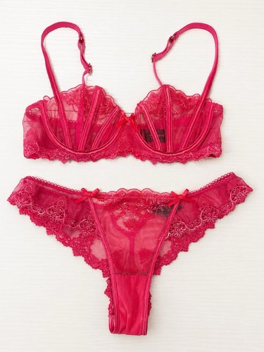 Honey birdette pink lace bra - pink,