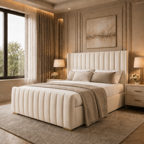 Ottoman storage bed panel - storage,