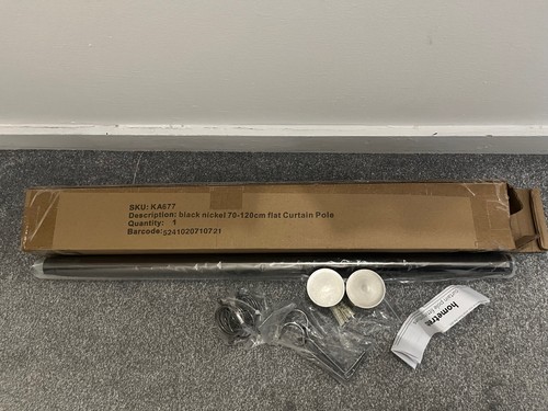 Extendable metal curtain - extendable, pole