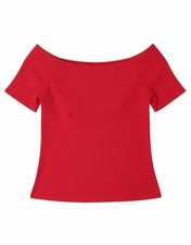 ZARA Womens Crop Off Shoulder