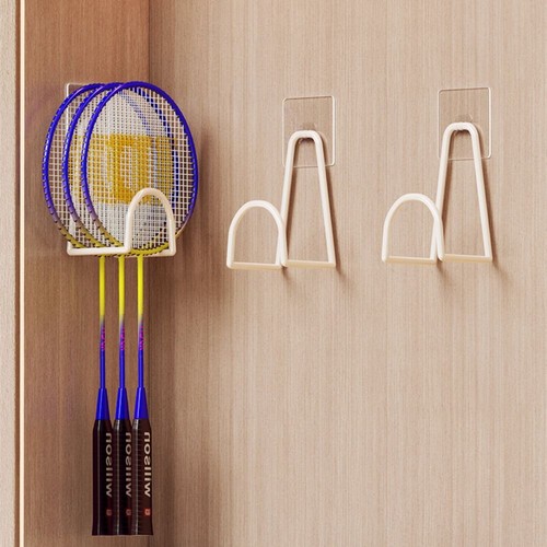 Wall mounted badminton racket - wall-mounted,