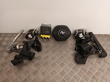 Renault Clio Mk5 19-24 Drivers Steering Wheel Airbag Ecu & Front Seat Belts 