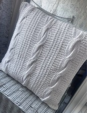 Large 100% Cotton Aran Cable