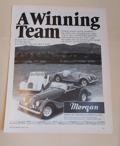 1981 morgan sports - car, a
