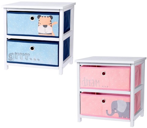 Drawer storage unit wooden - 2,