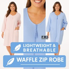 ladies dressing gown WAFFLE