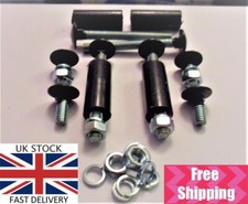 Black Bumper Bolt Set for MK1/ MK2 Escort With Spacers (4 short 4 Long)